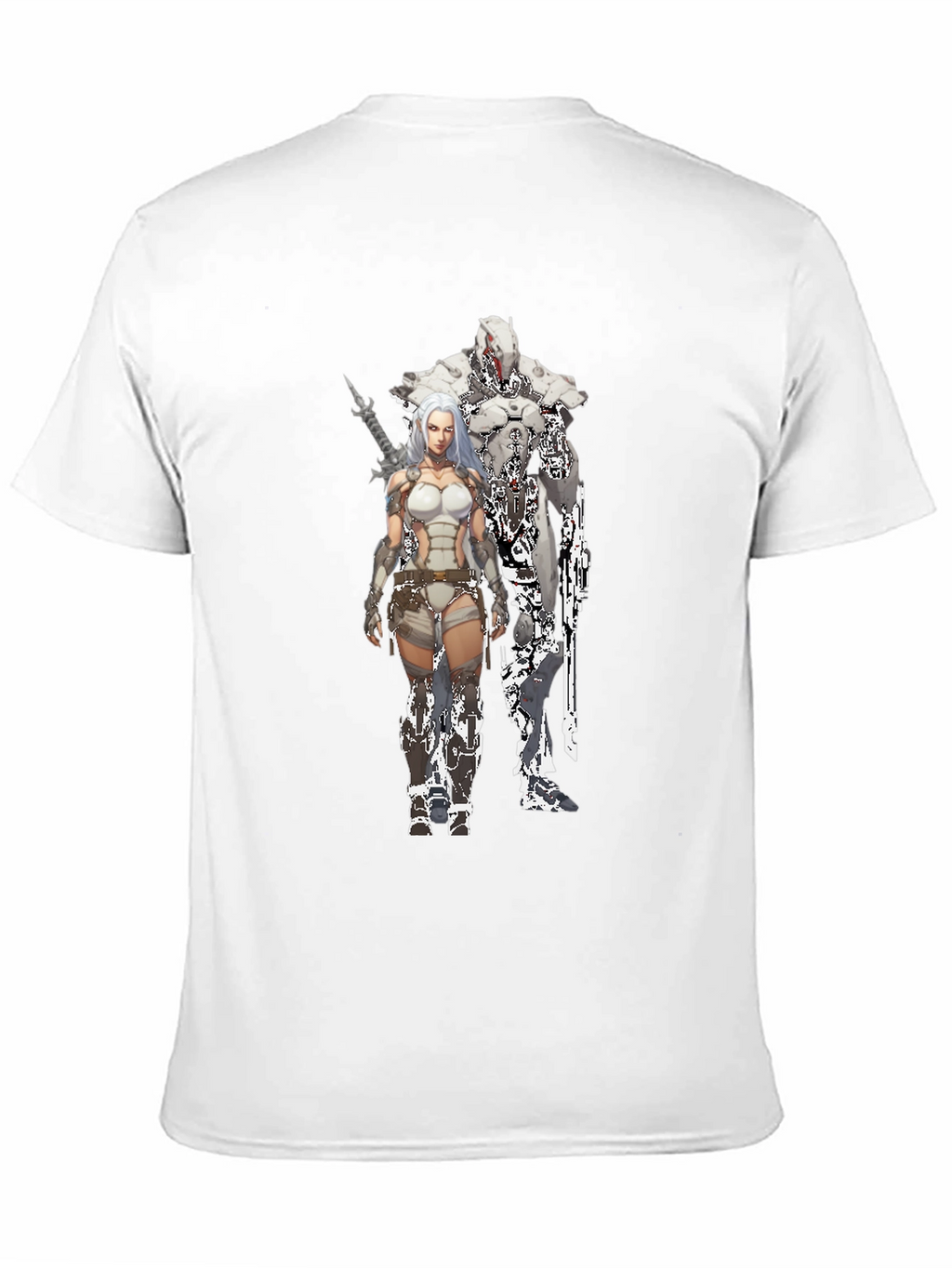 Sci-Fi Warrior Black T-Shirt