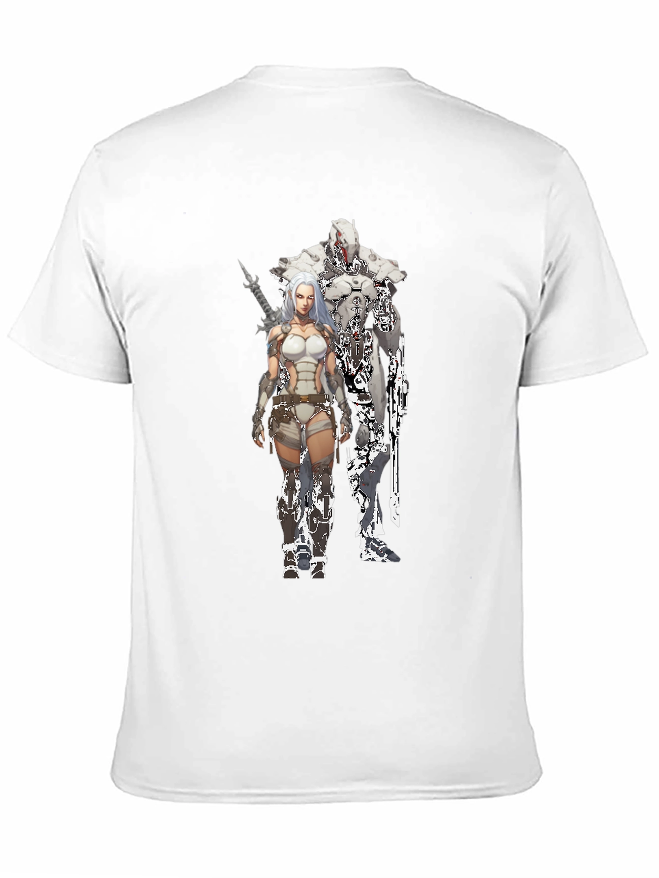 Sci-Fi Warrior Black T-Shirt