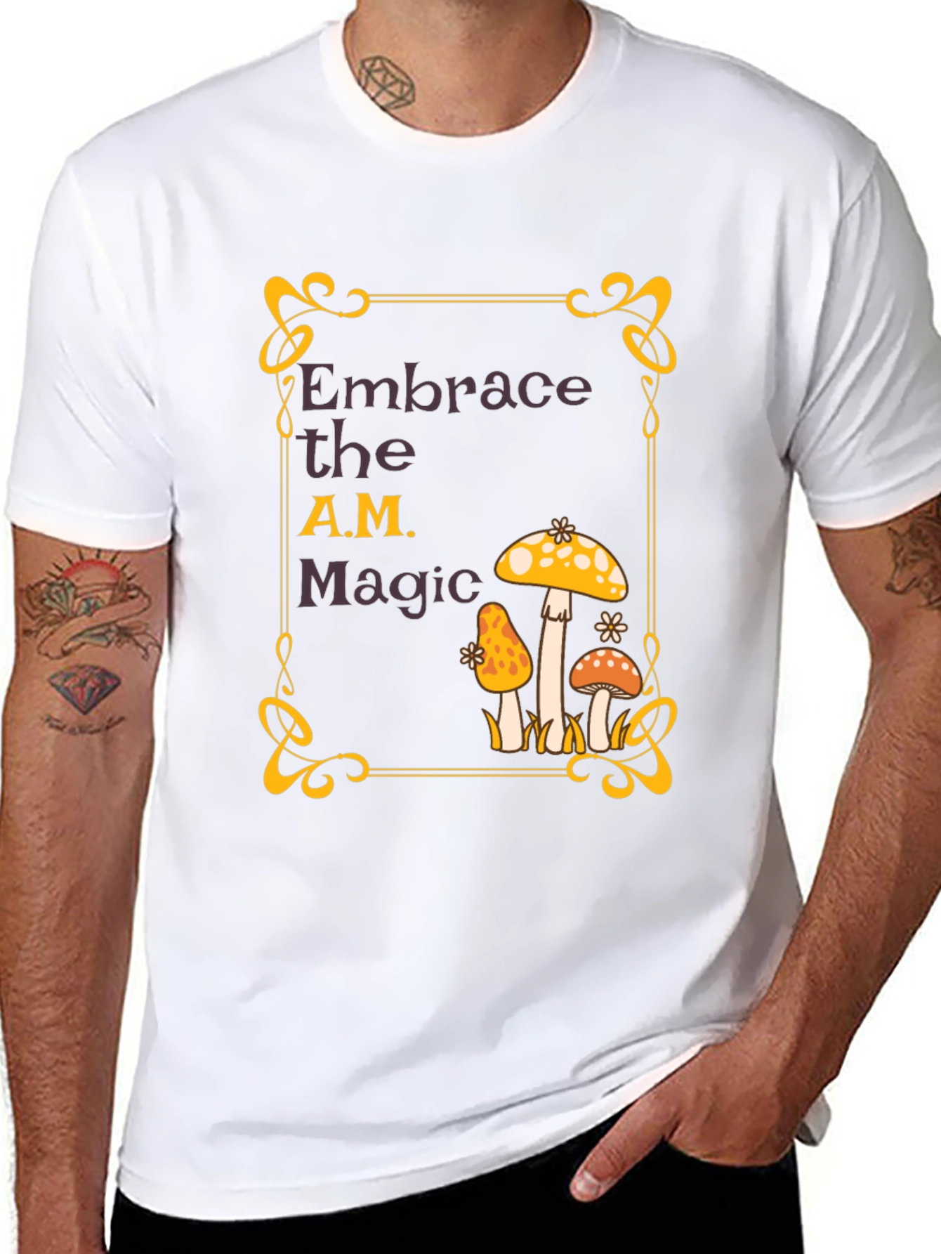Embrace the A.M. Magic Mushroom T-Shirt
