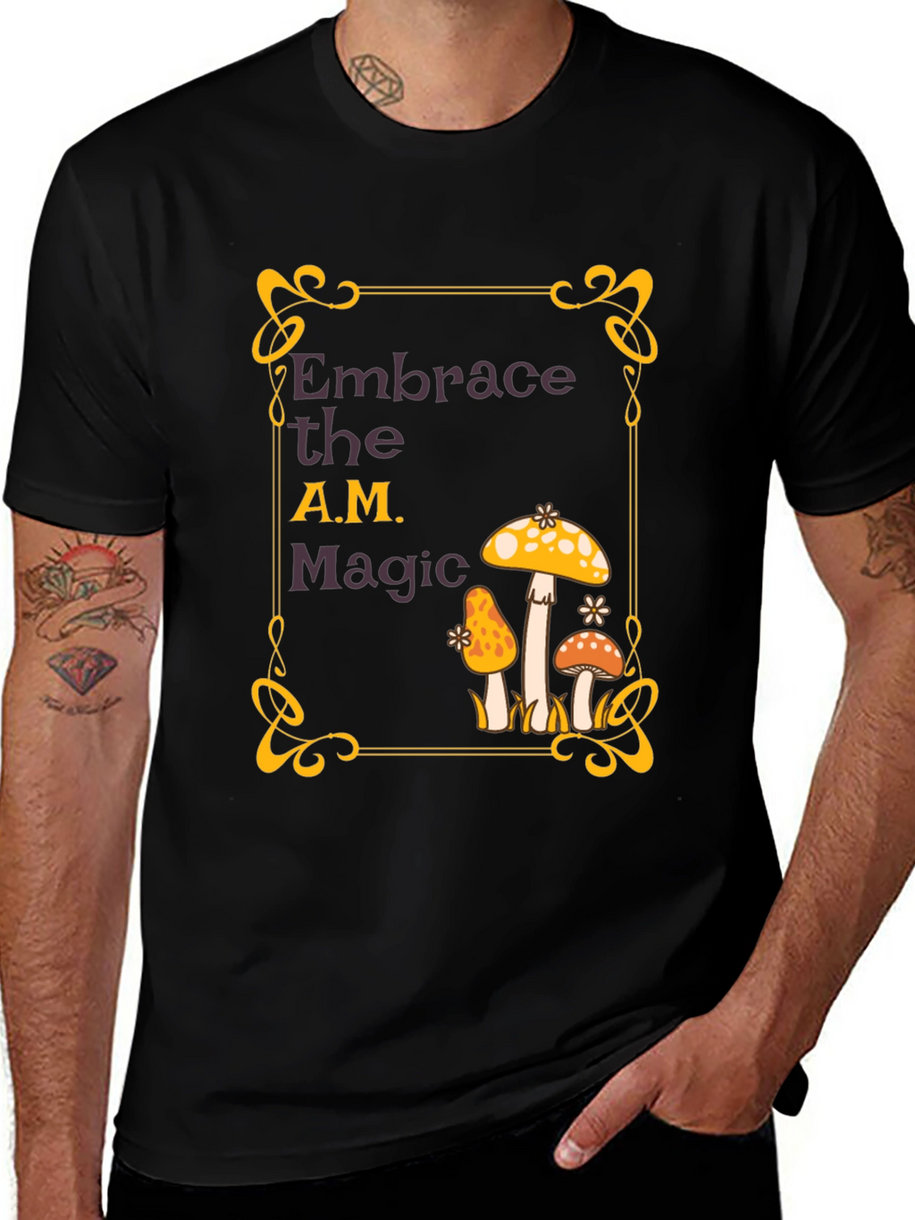 Embrace the A.M. Magic Mushroom T-Shirt