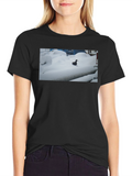 Duck in Snow Black T-Shirt
