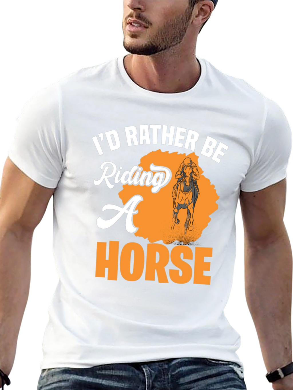 Id Rather Be Riding A Horse T-Shirt