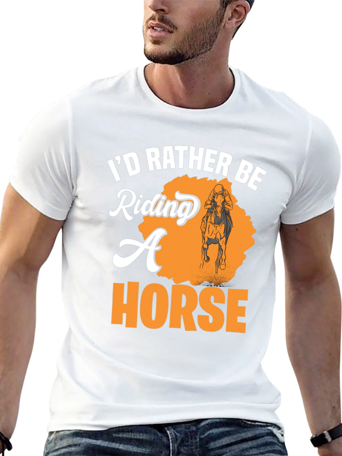 Id Rather Be Riding A Horse T-Shirt