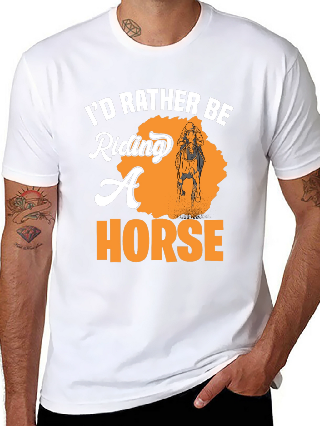 Id Rather Be Riding A Horse T-Shirt