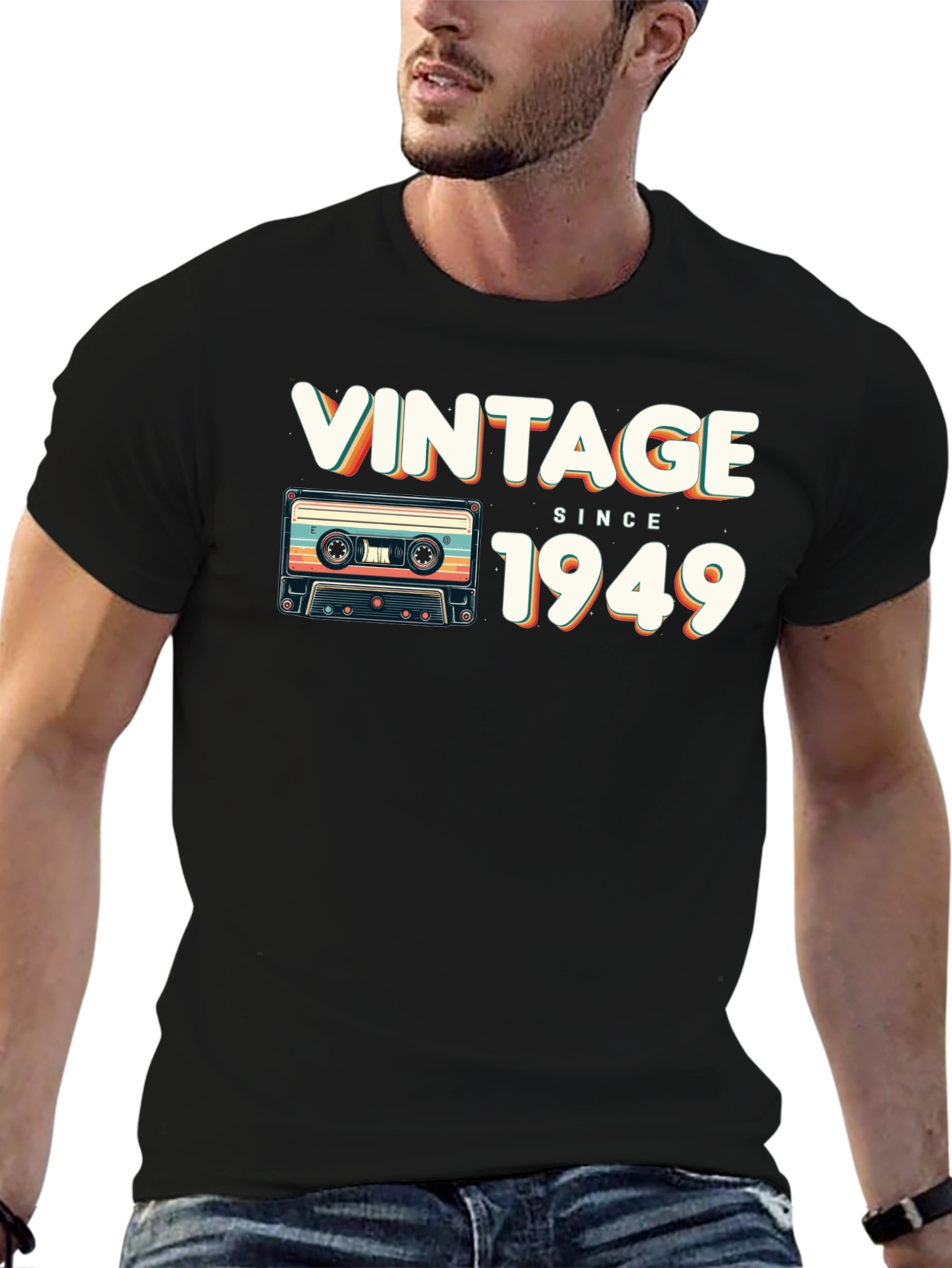 Vintage Since 1949 Cassette Tape T-Shirt