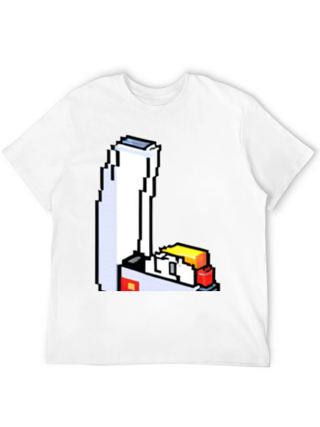 8-Bit Lighter Graphic Tee - Retro Style