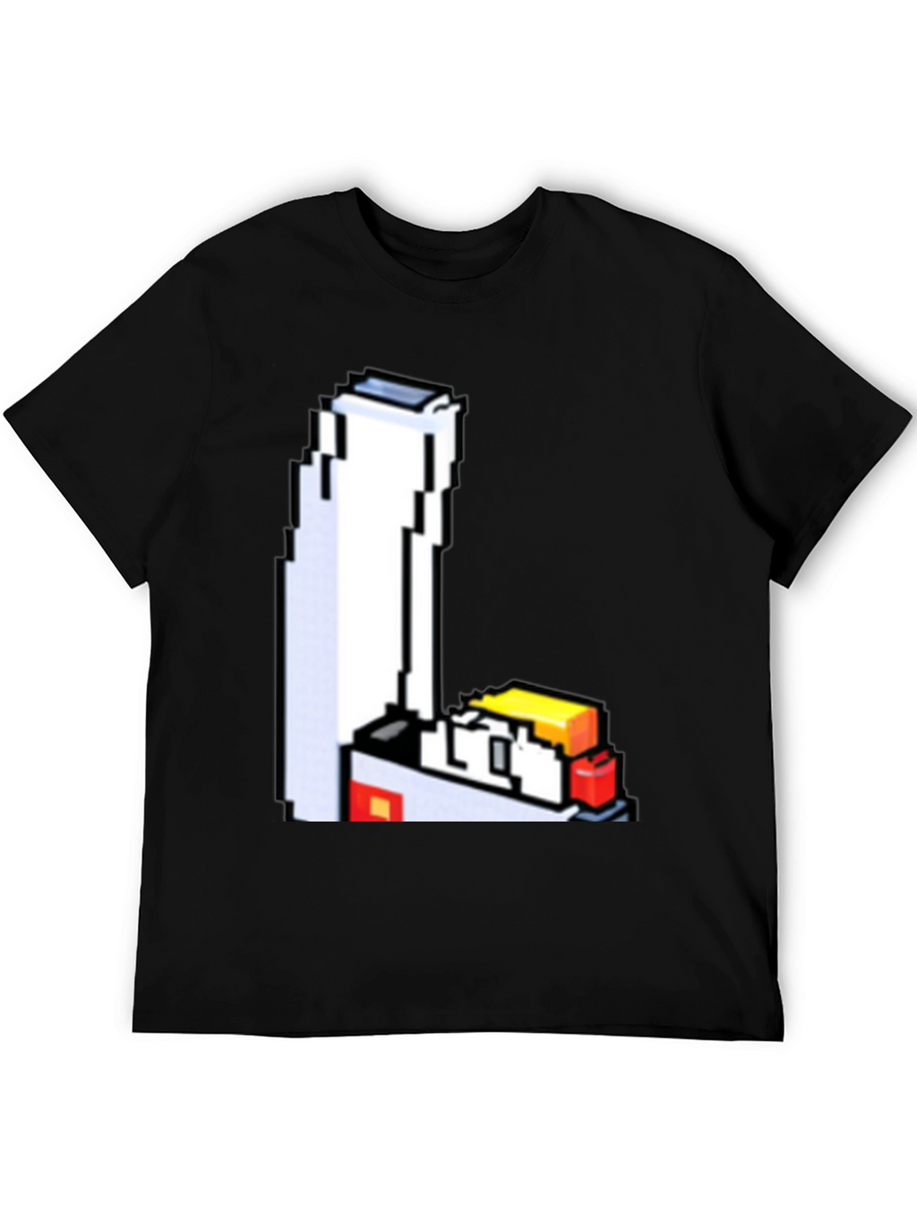 8-Bit Lighter Graphic Tee - Retro Style