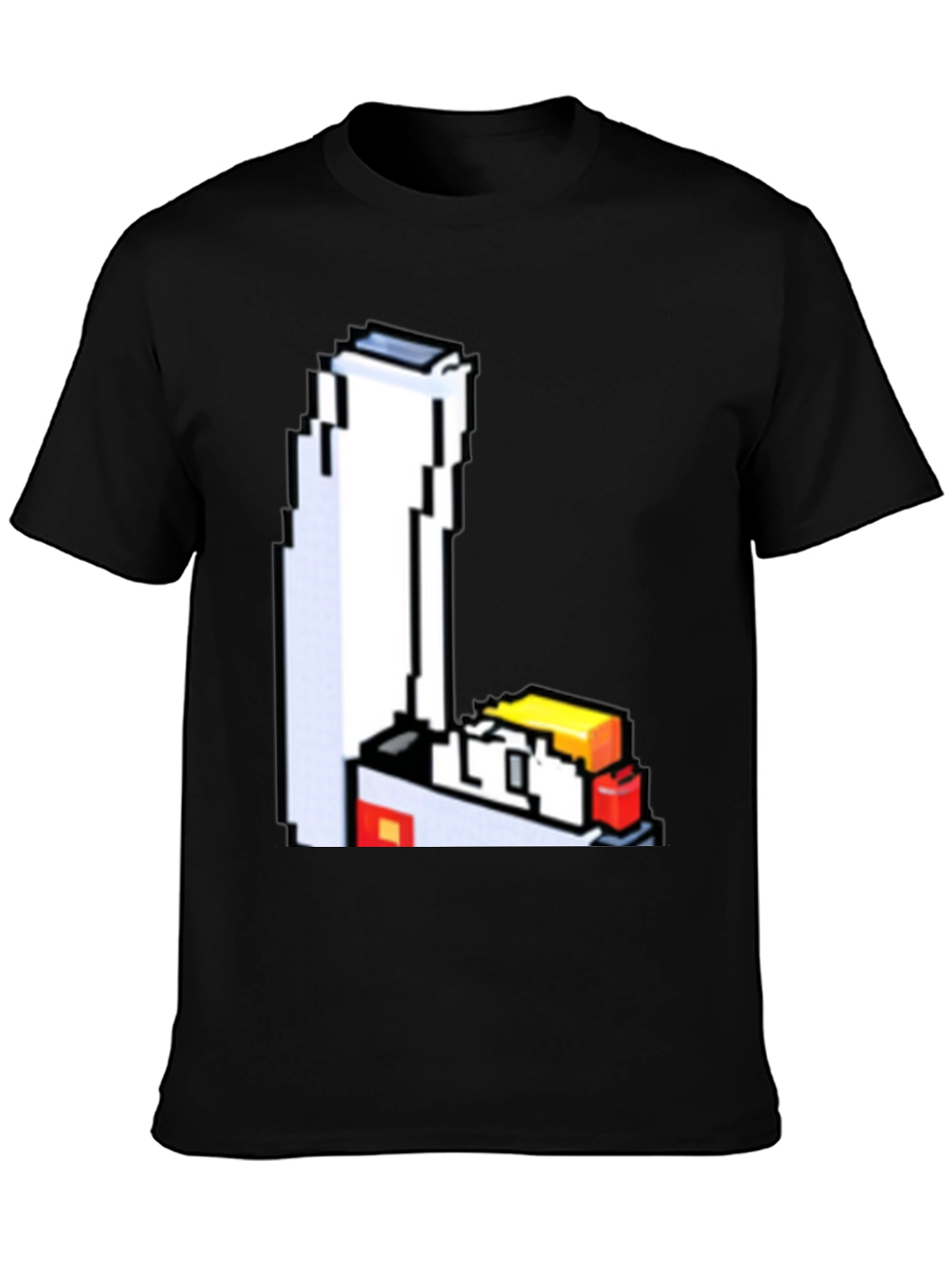 8-Bit Lighter Graphic Tee - Retro Style