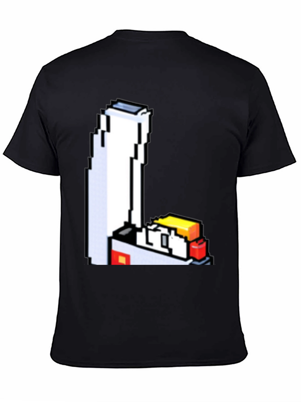 8-Bit Lighter Graphic Tee - Retro Style