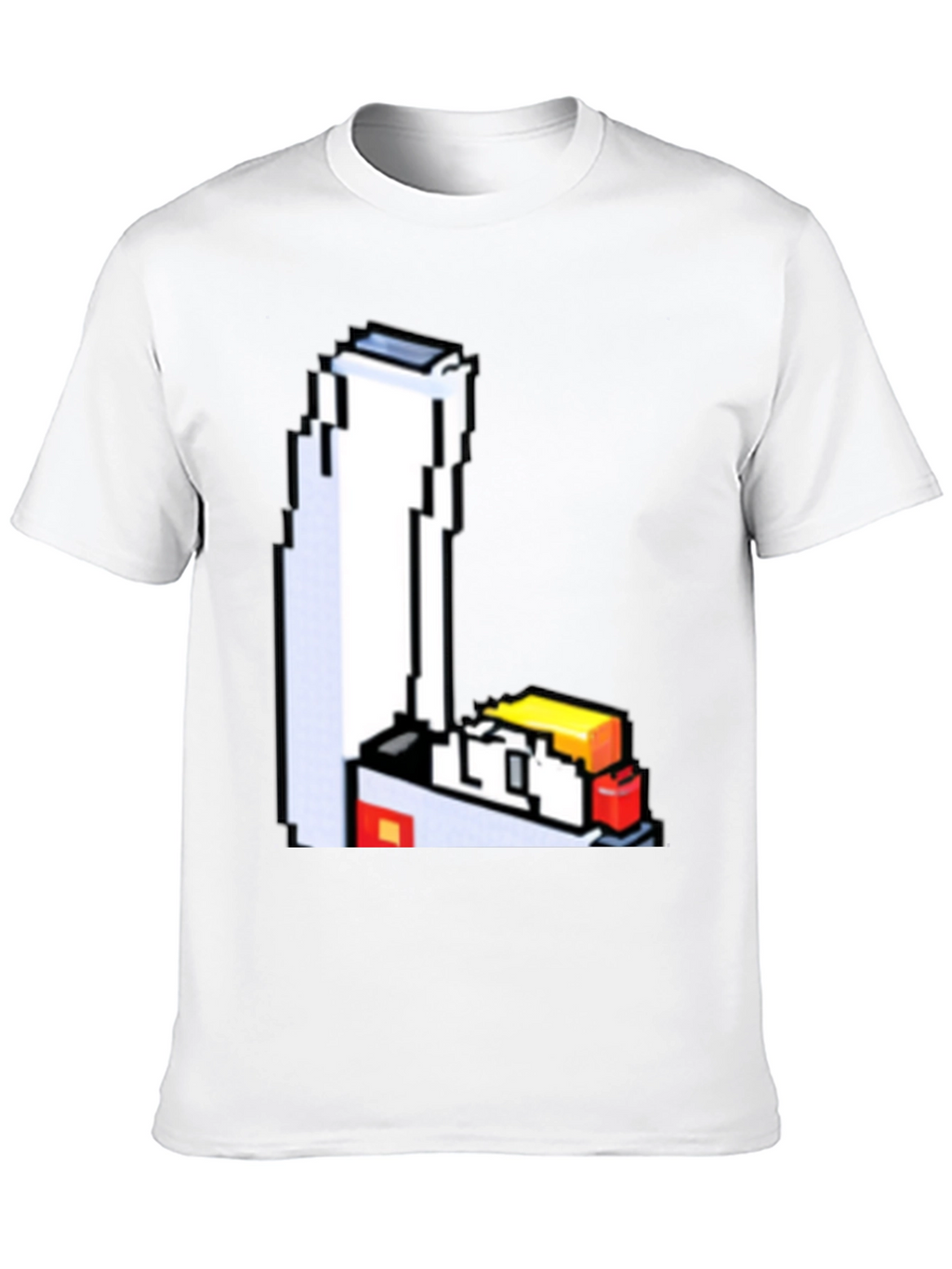 8-Bit Lighter Graphic Tee - Retro Style