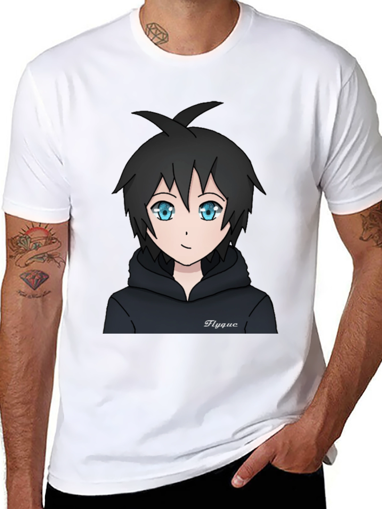 Anime Style Graphic Tee - Flygue