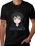 Anime Style Graphic Tee - Flygue