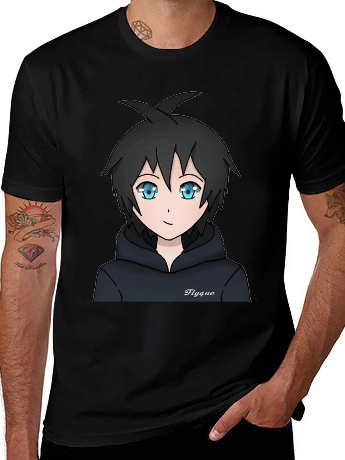 Anime Style Graphic Tee - Flygue