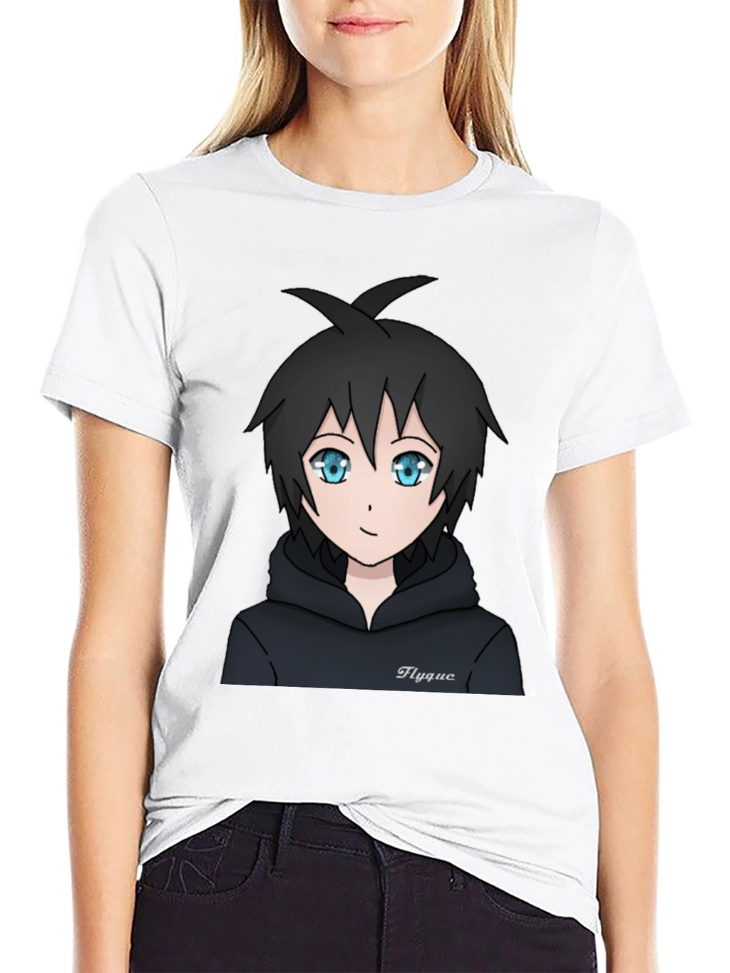 Anime Style Graphic Tee - Flygue