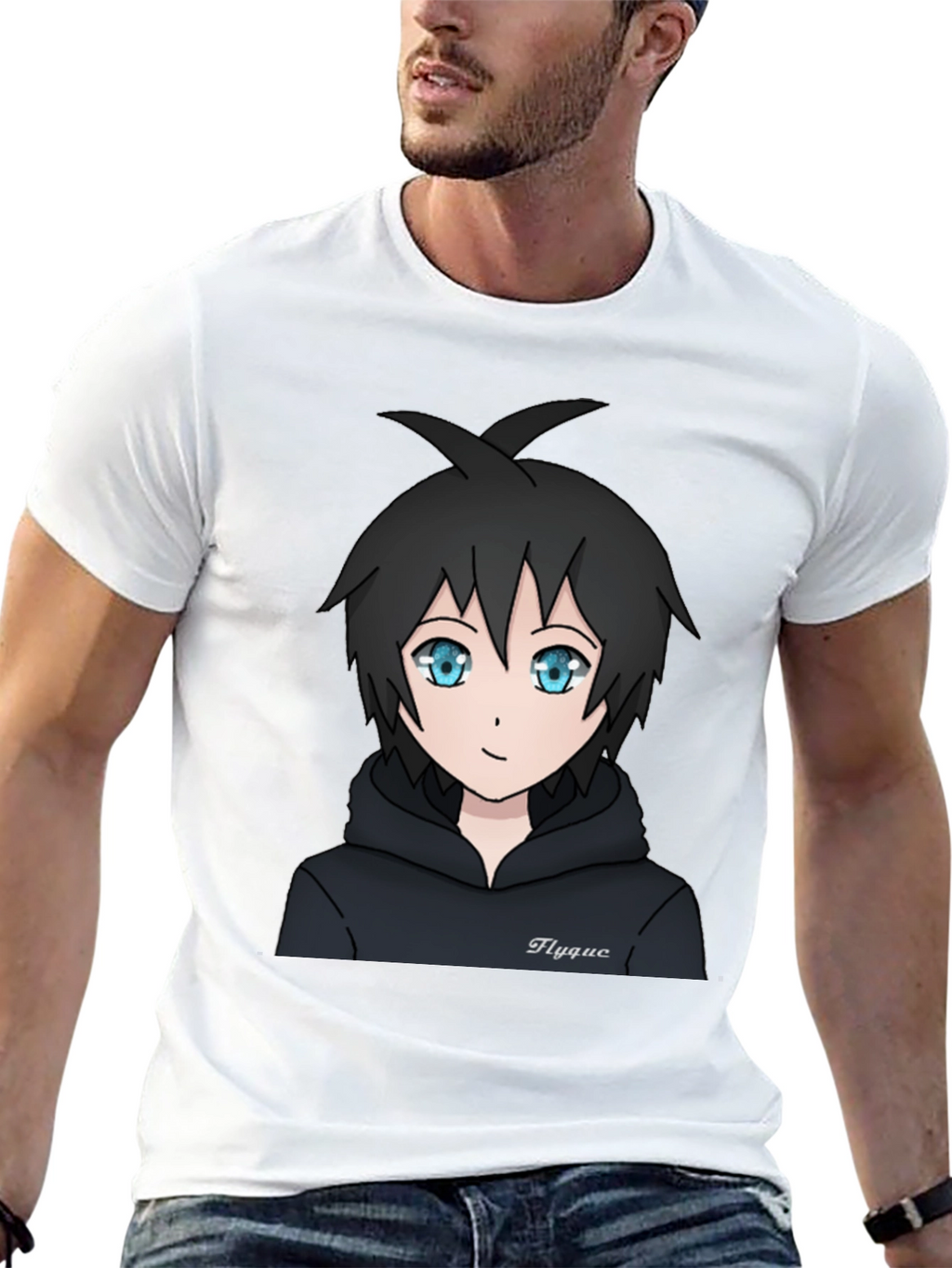 Anime Style Graphic Tee - Flygue