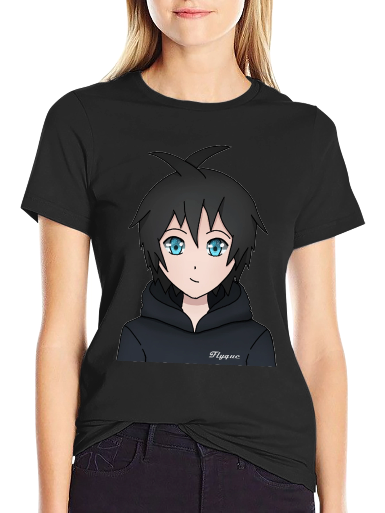 Anime Style Graphic Tee - Flygue