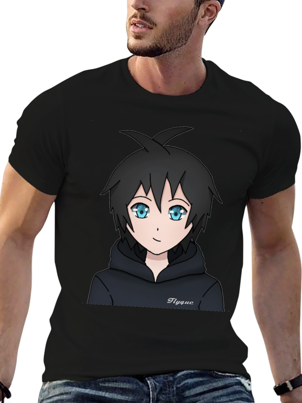 Anime Style Graphic Tee - Flygue