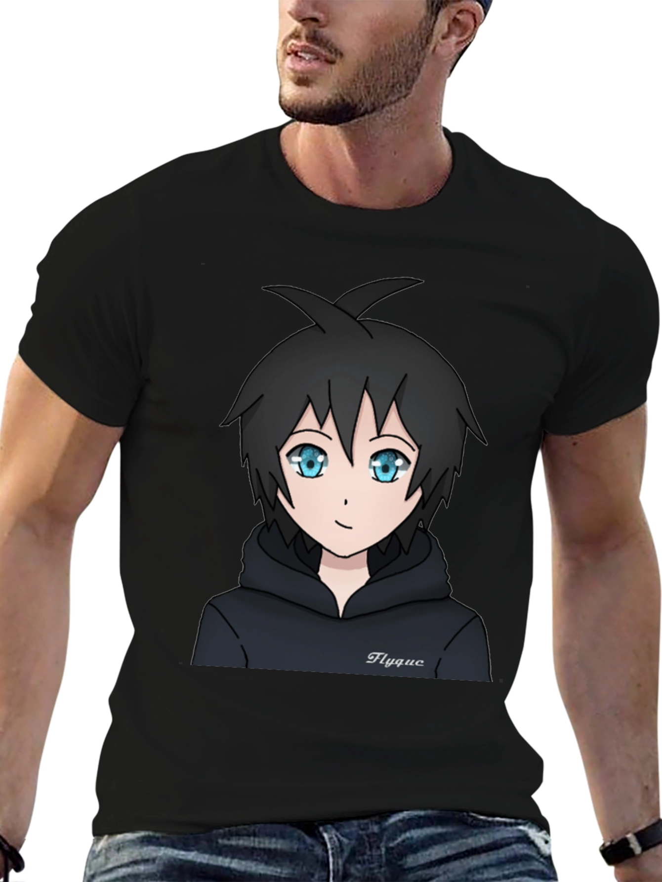 Anime Style Graphic Tee - Flygue