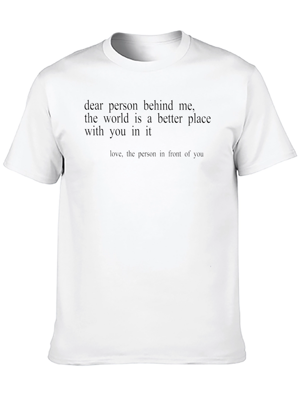 Inspirational Message T-Shirt - Spread Positivity