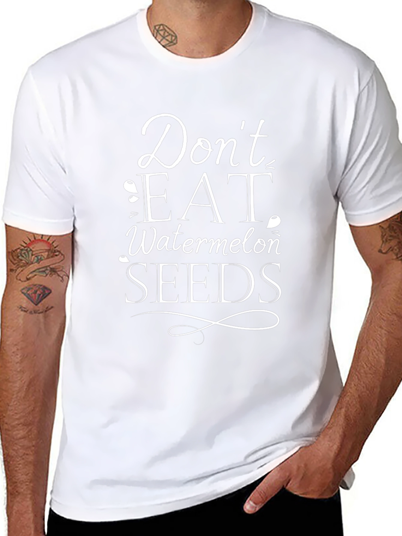 Dont Eat Watermelon Seeds Graphic T-Shirt