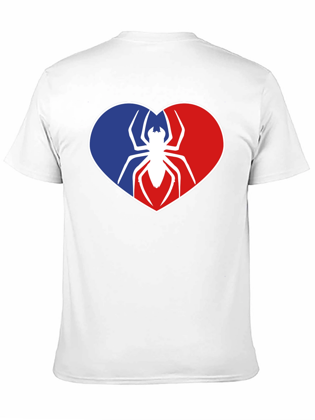 Spider Heart Graphic Tee - Black Cotton Shirt