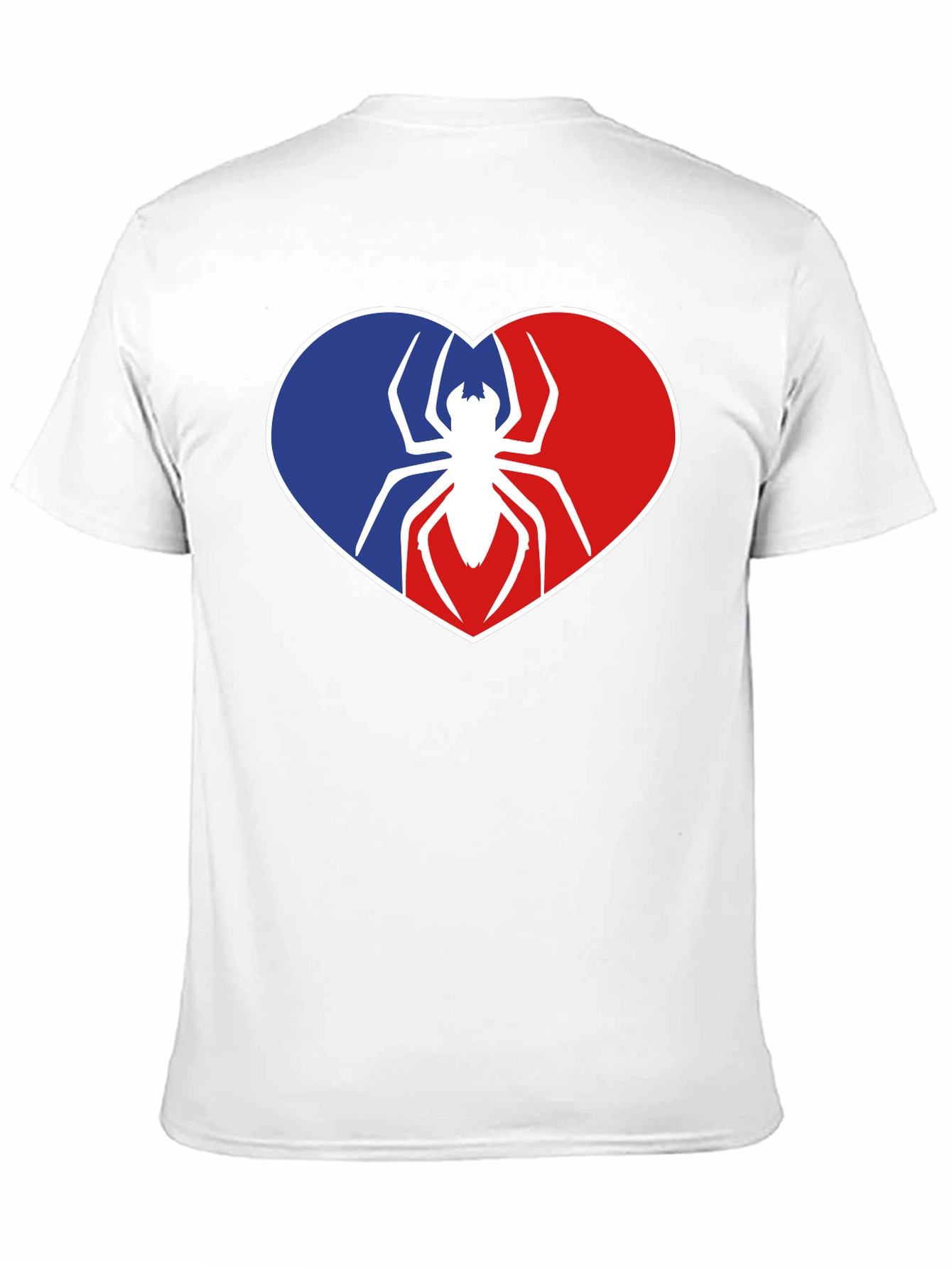 Spider Heart Graphic Tee - Black Cotton Shirt