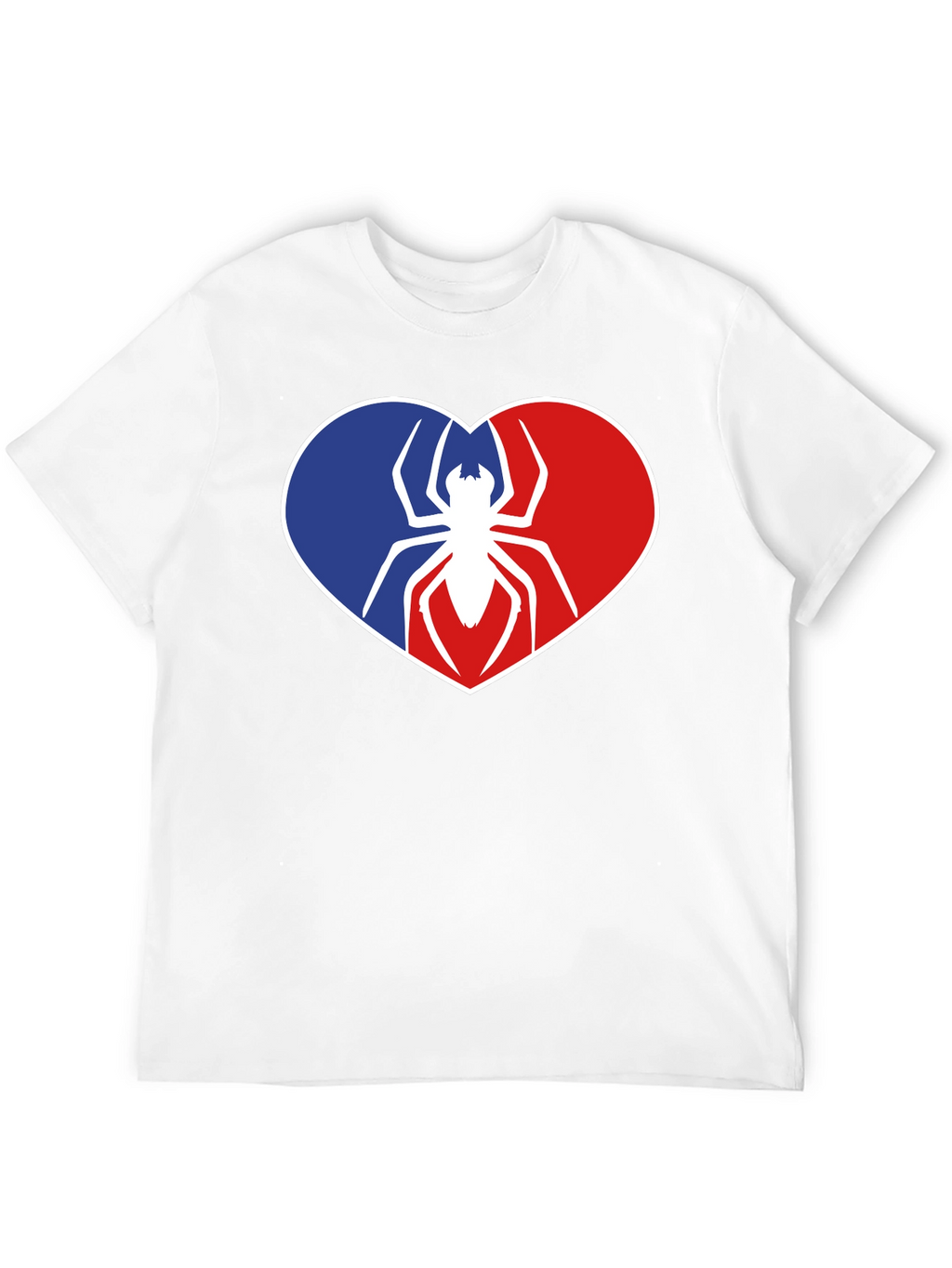 Spider Heart Graphic Tee - Black Cotton Shirt