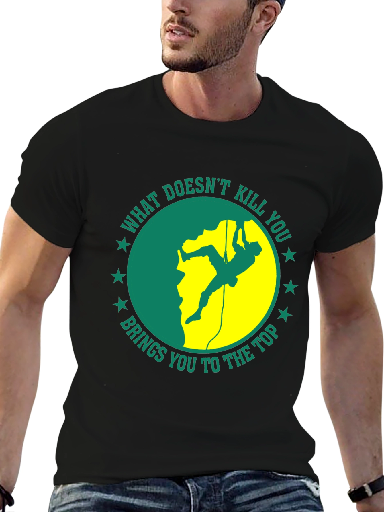 Climbing T-Shirt: What Doesnt Kill You...