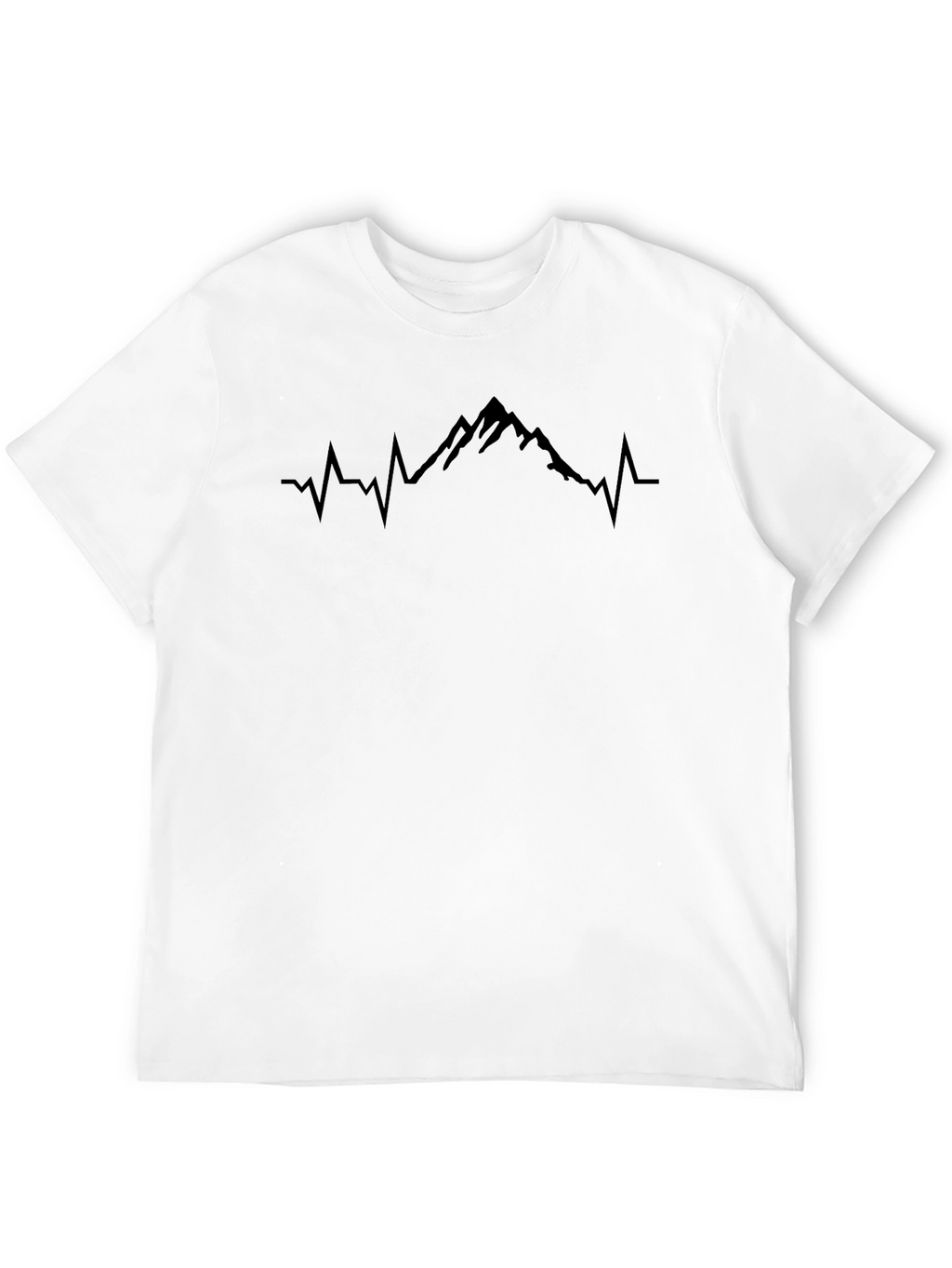 Mountain Heartbeat T-Shirt - Black