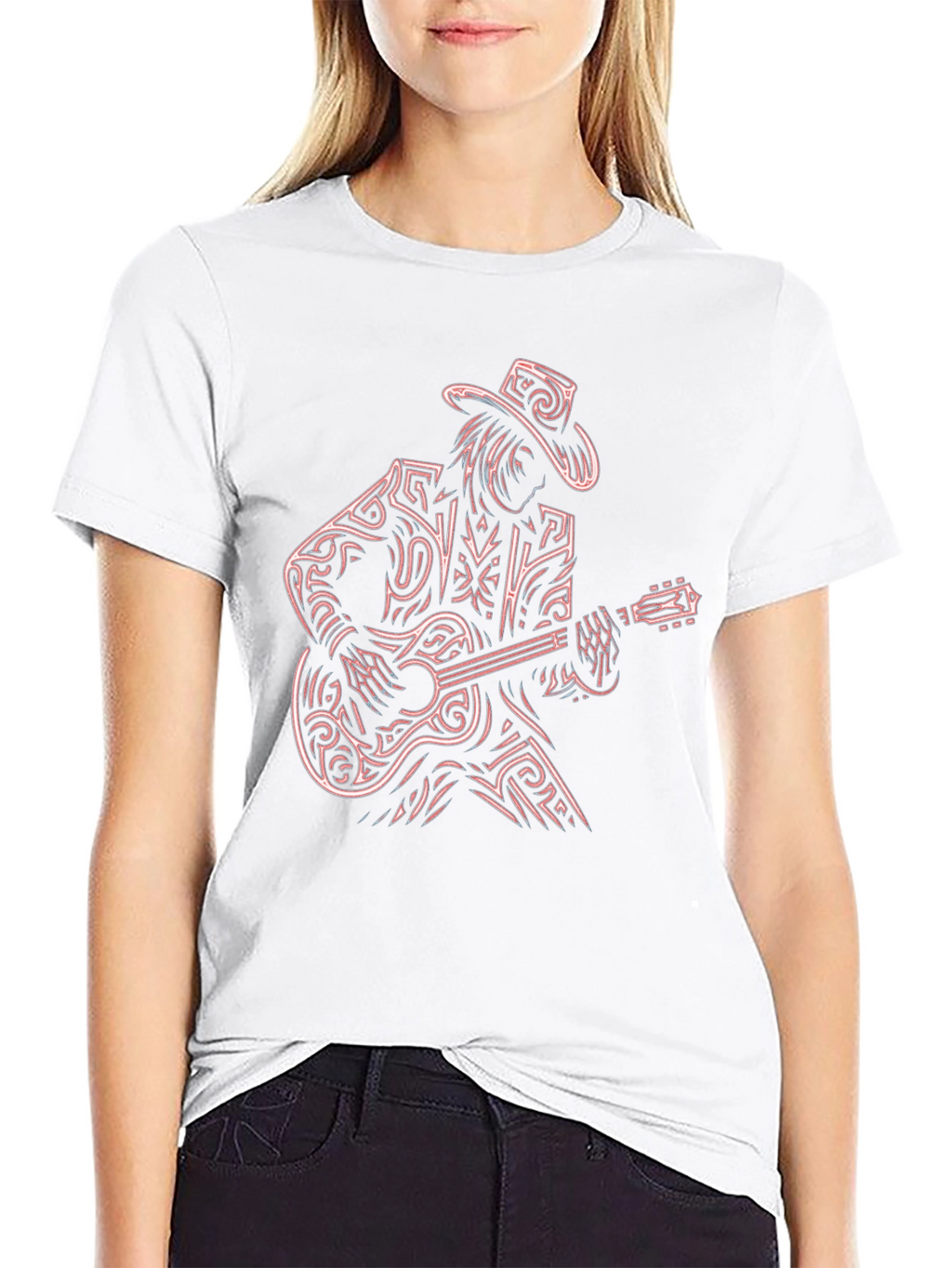Guitar Player Graphic T-Shirt