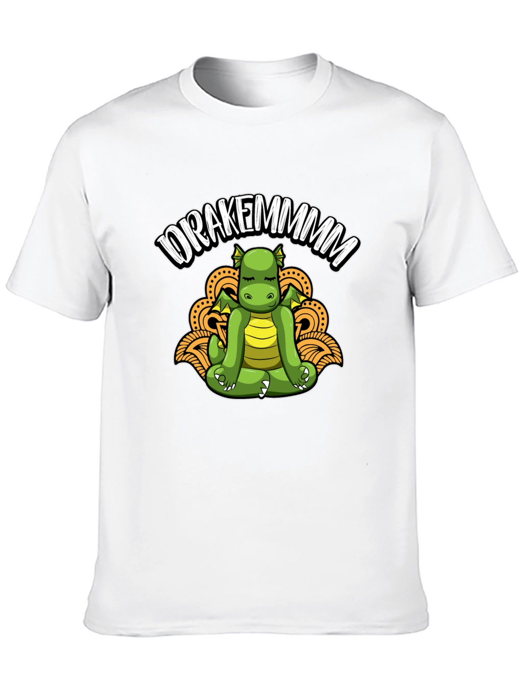 Drakemmmm Dragon Meditating T-Shirt