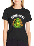 Drakemmmm Dragon Meditating T-Shirt