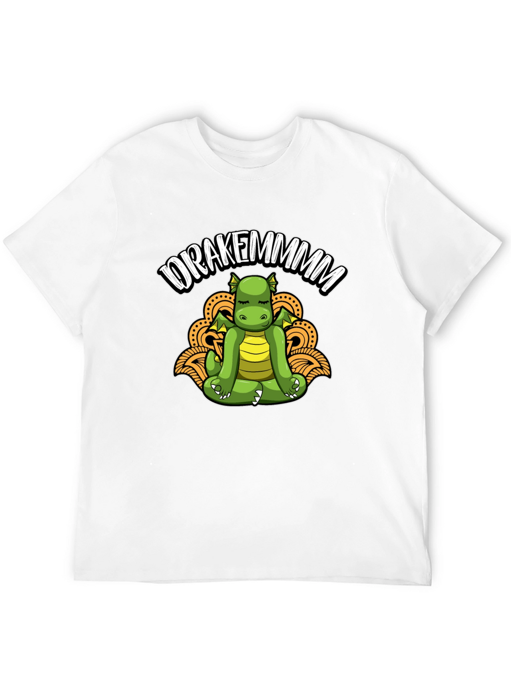 Drakemmmm Dragon Meditating T-Shirt