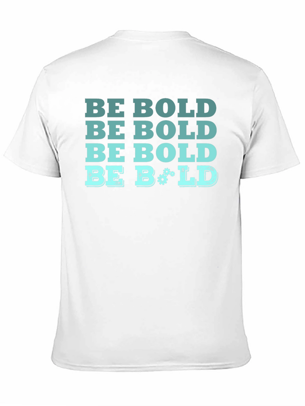 Be Bold Graphic Tee - Black Cotton T-Shirt