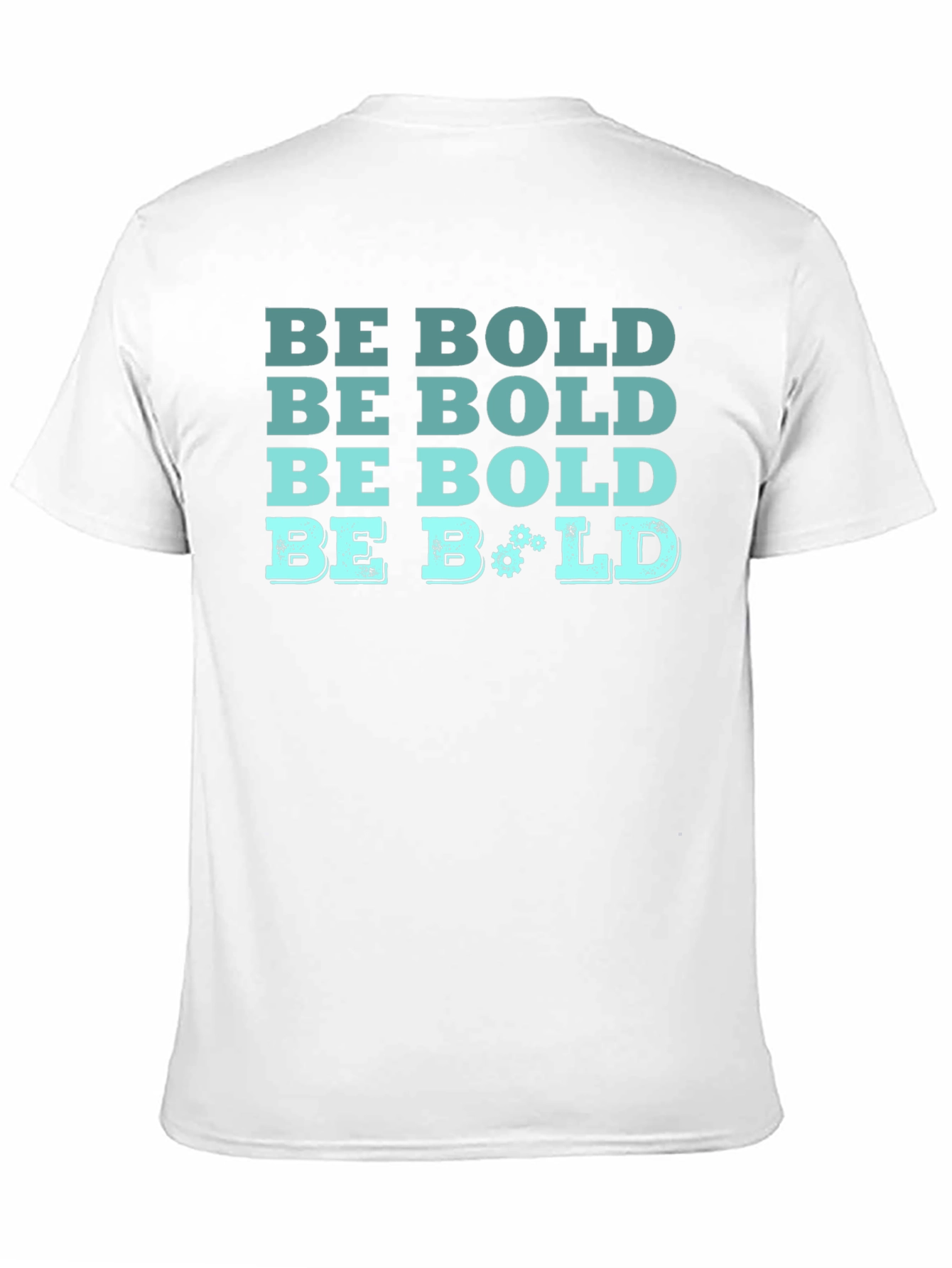 Be Bold Graphic Tee - Black Cotton T-Shirt