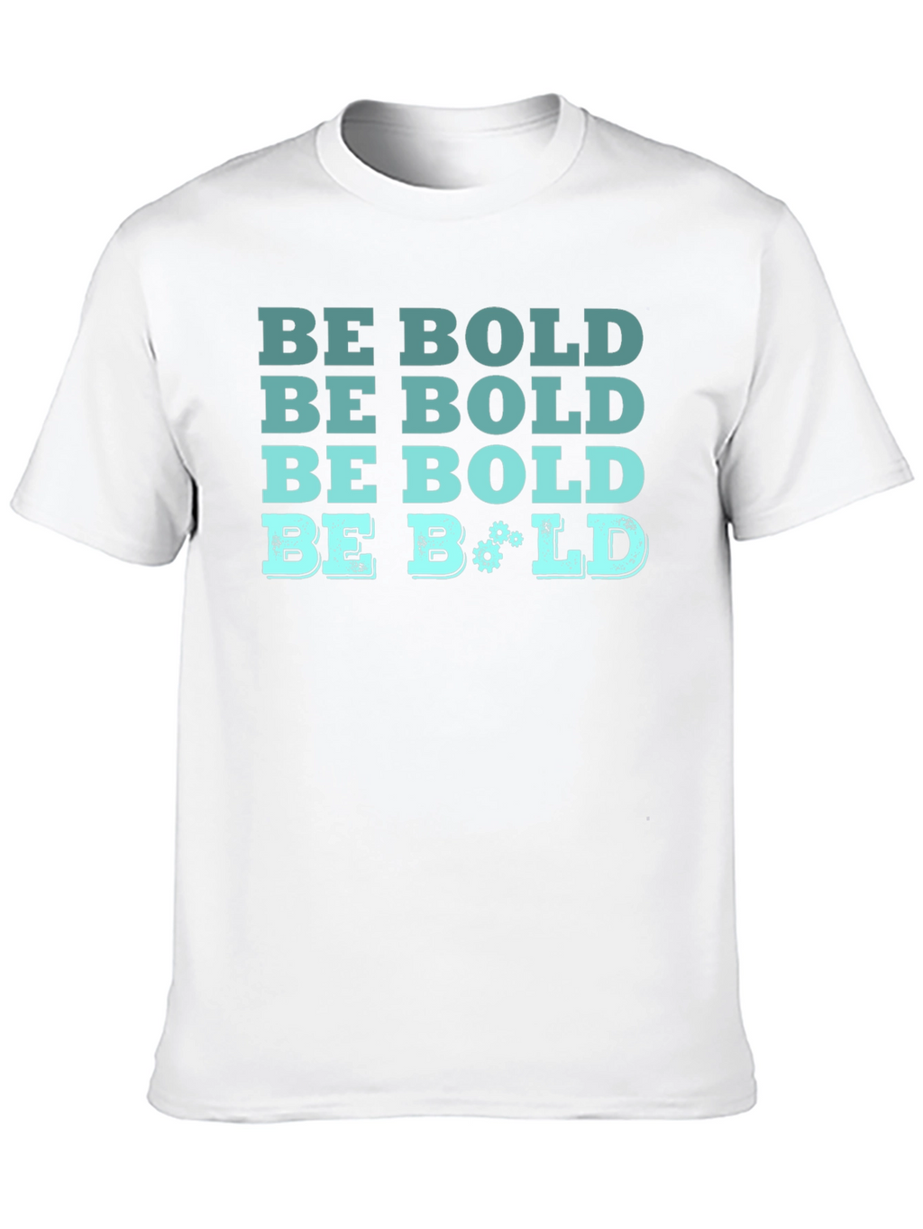 Be Bold Graphic Tee - Black Cotton T-Shirt