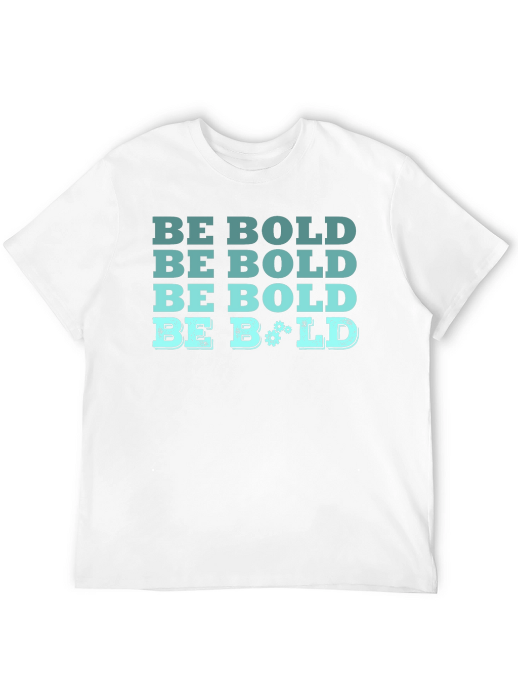 Be Bold Graphic Tee - Black Cotton T-Shirt