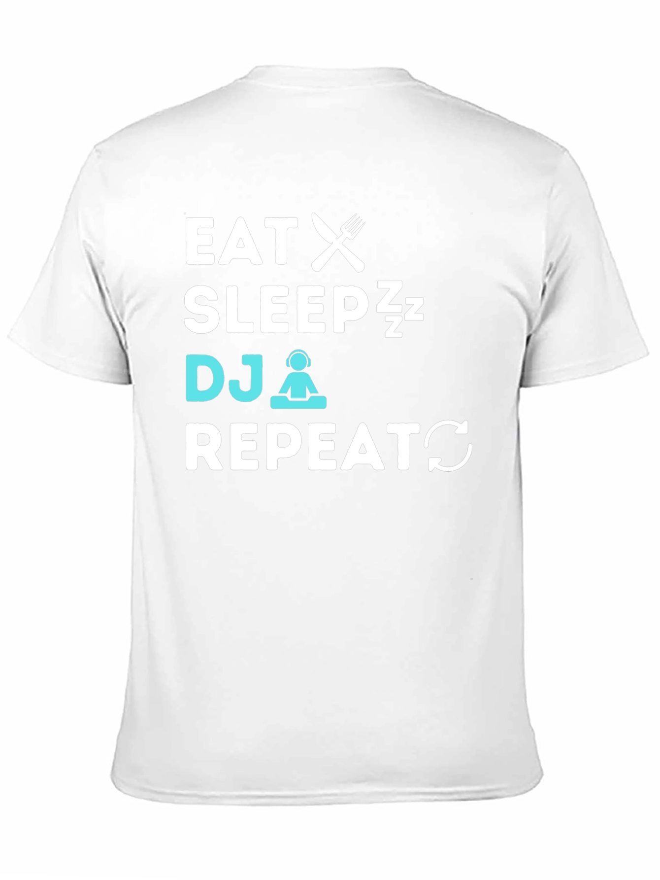 Eat Sleep DJ Repeat Graphic T-Shirt