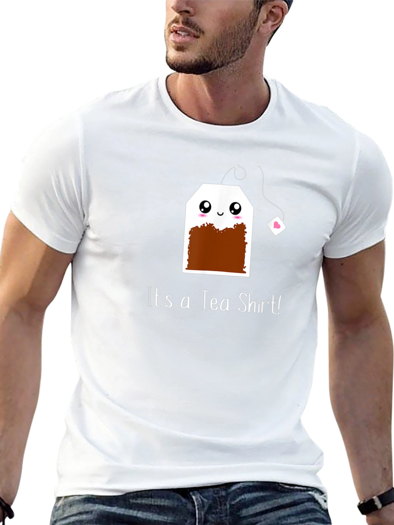 Its a Tea Shirt Black Crewneck