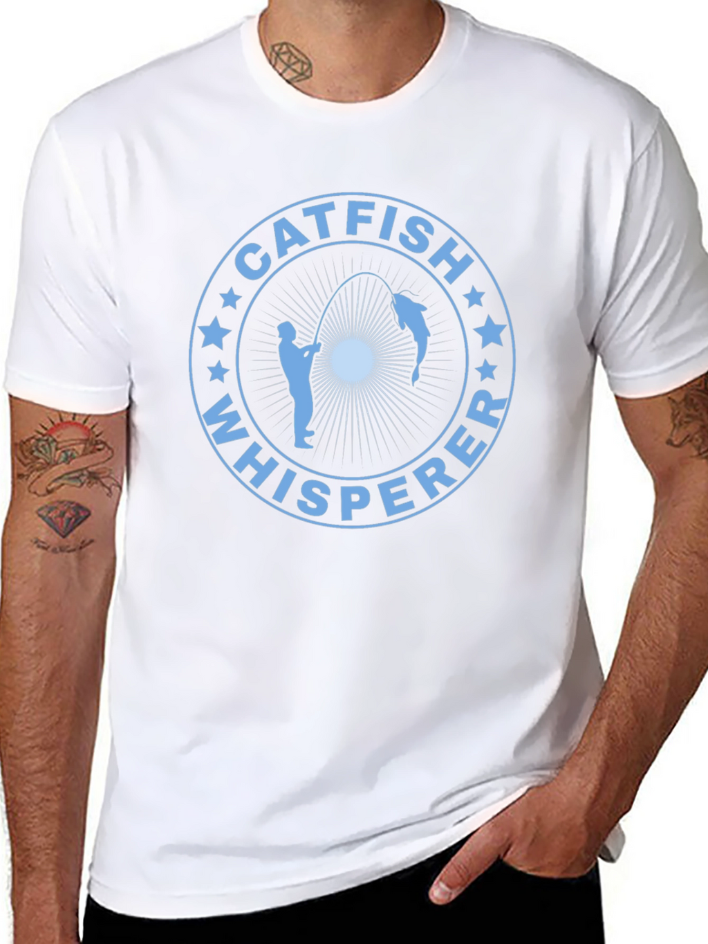 Catfish Whisperer Graphic Tee - Fishing Shirt