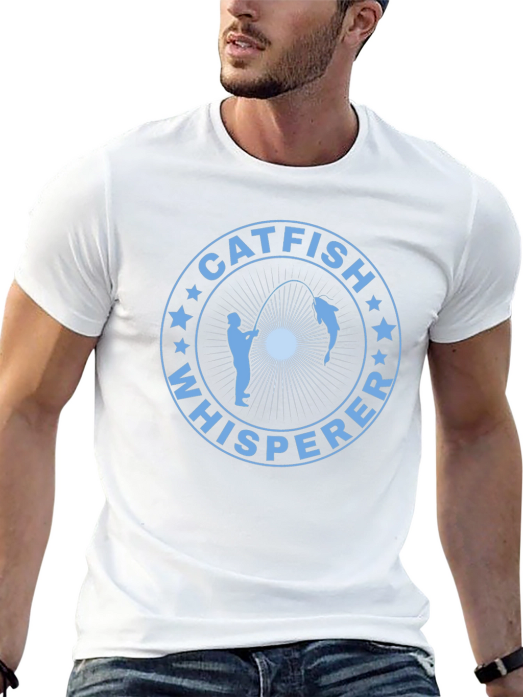 Catfish Whisperer Graphic Tee - Fishing Shirt