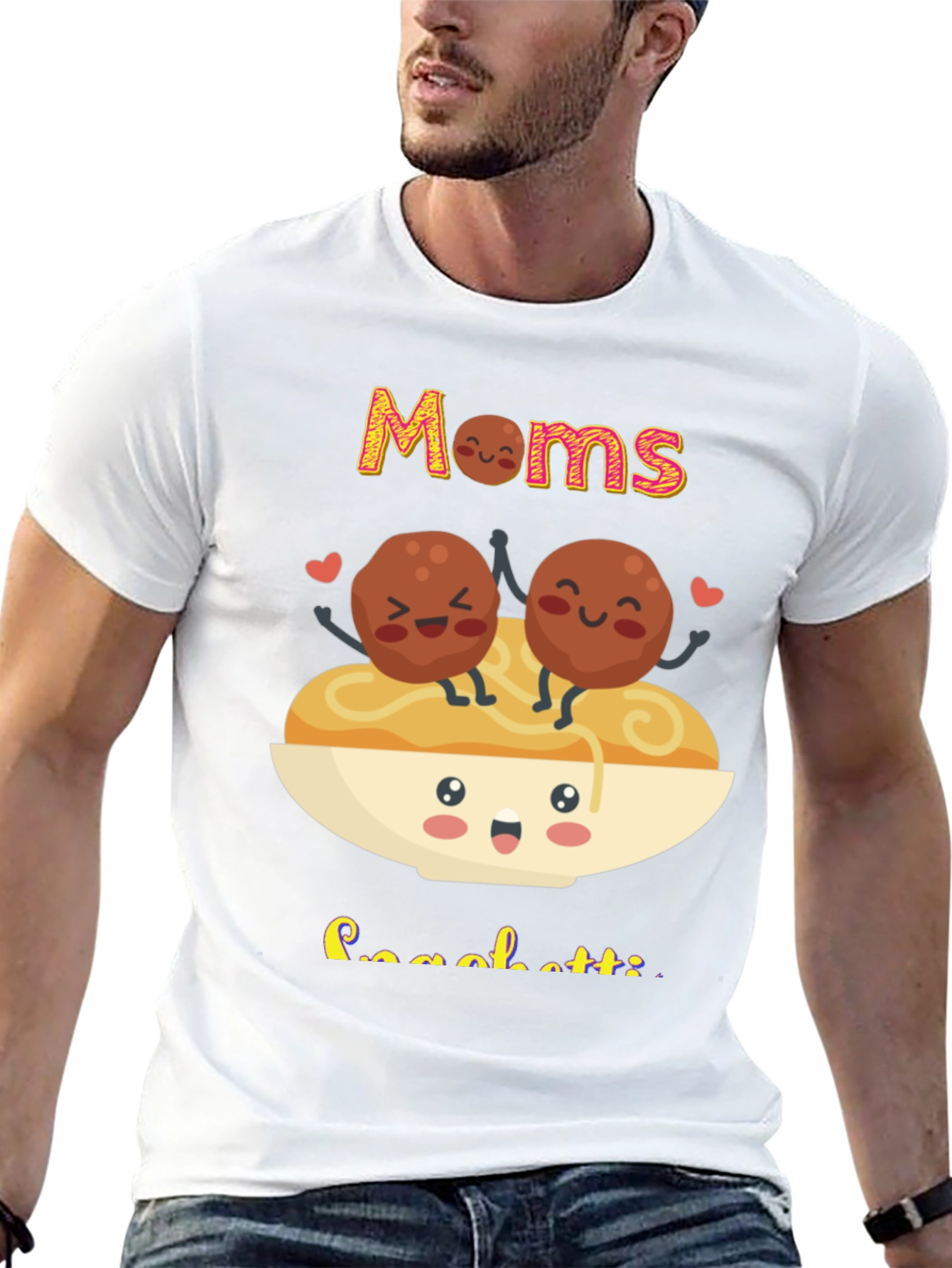 Moms Spaghetti Kawaii Style T-Shirt