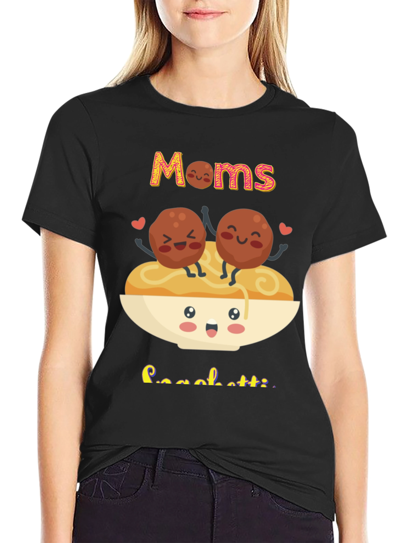 Moms Spaghetti Kawaii Style T-Shirt