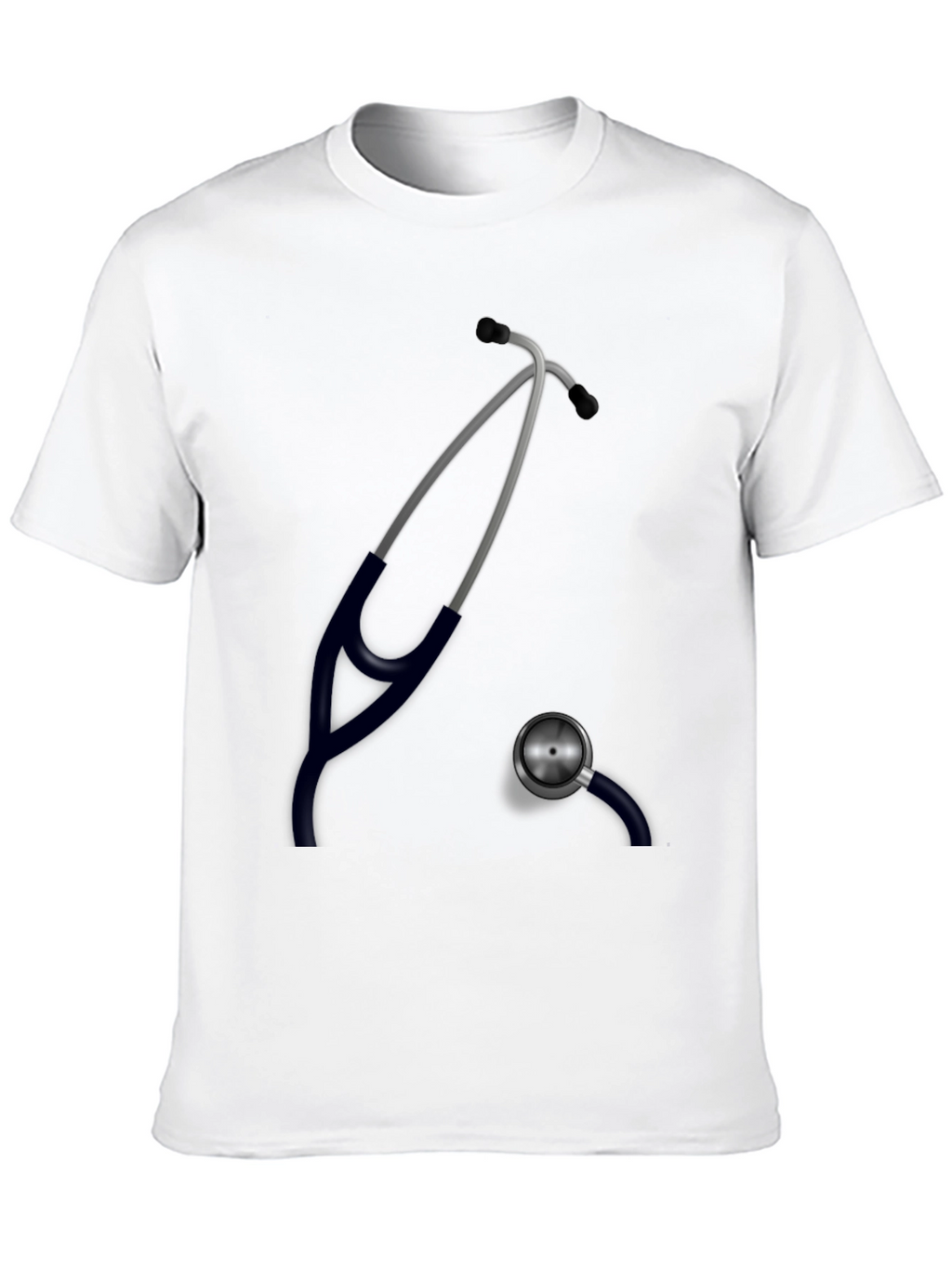 Stethoscope Graphic Black T-Shirt