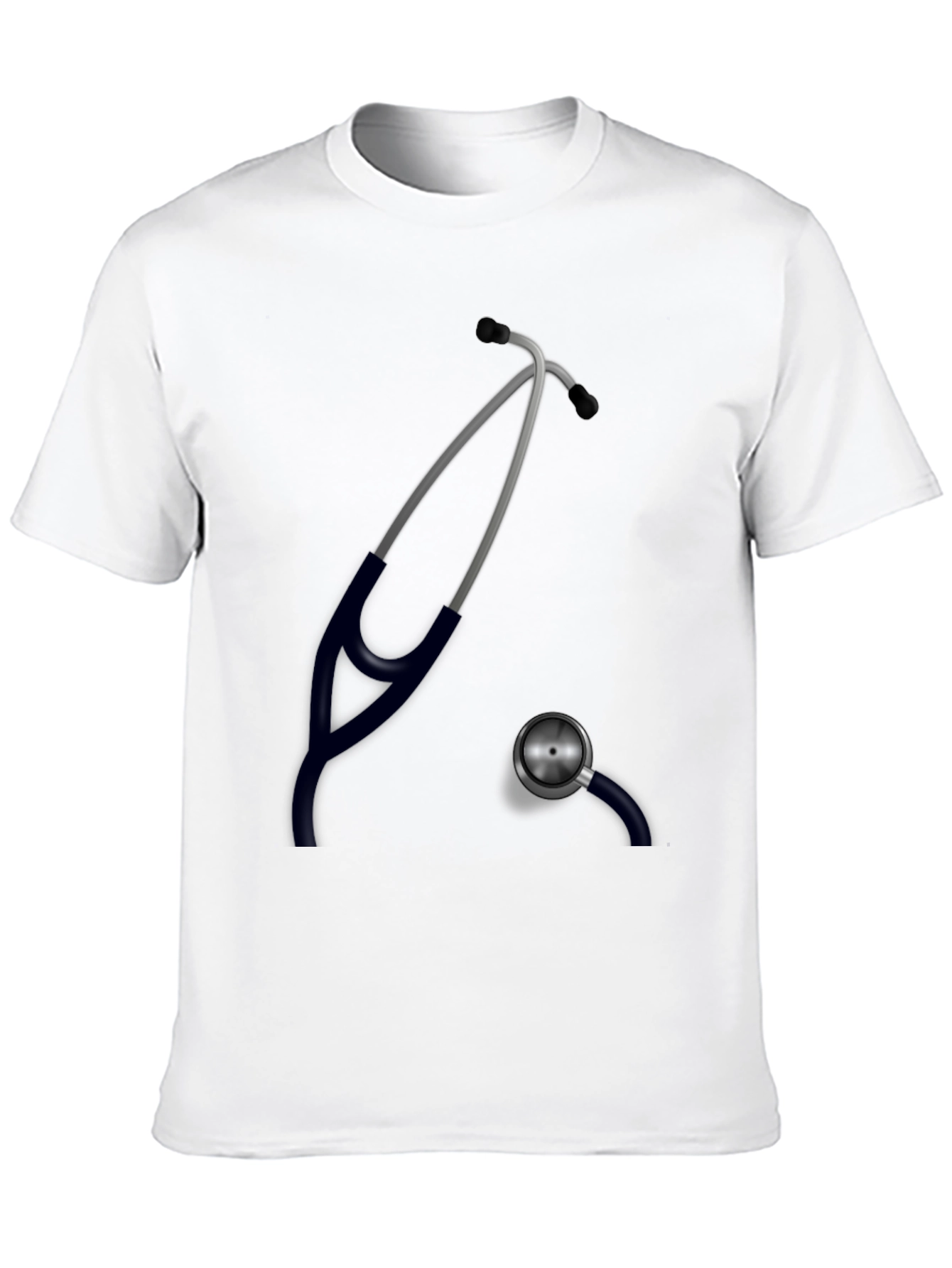 Stethoscope Graphic Black T-Shirt