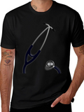 Stethoscope Graphic Black T-Shirt