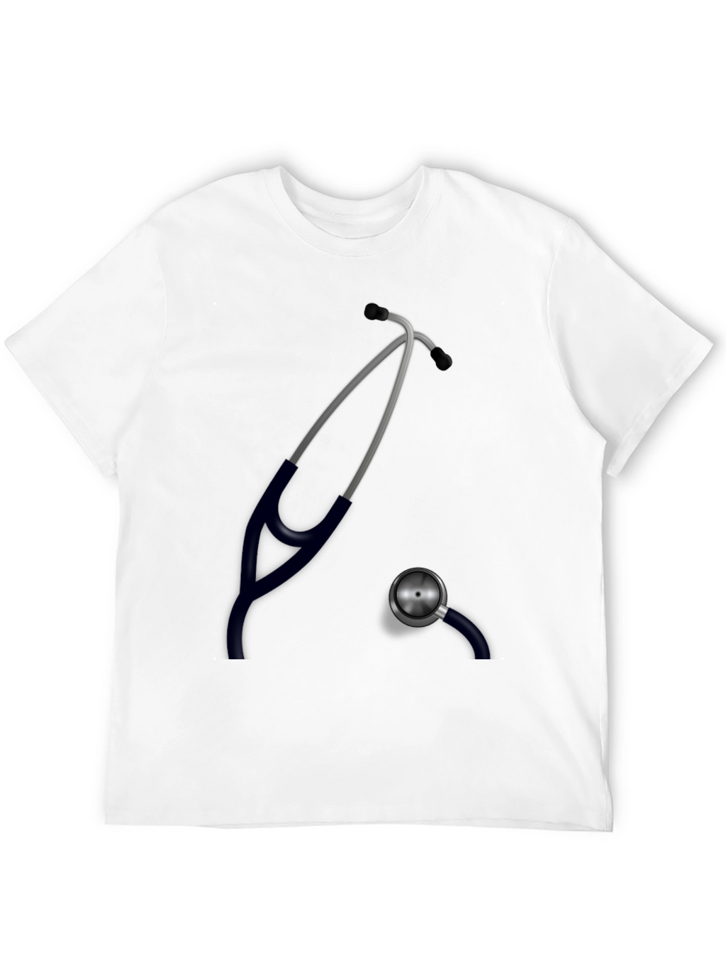 Stethoscope Graphic Black T-Shirt