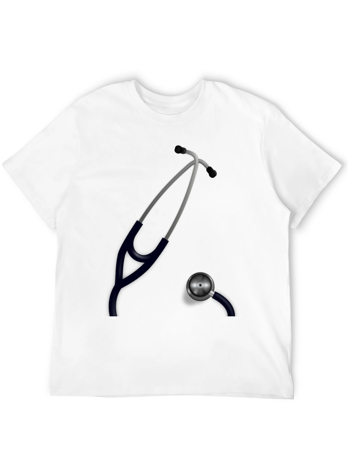 Stethoscope Graphic Black T-Shirt