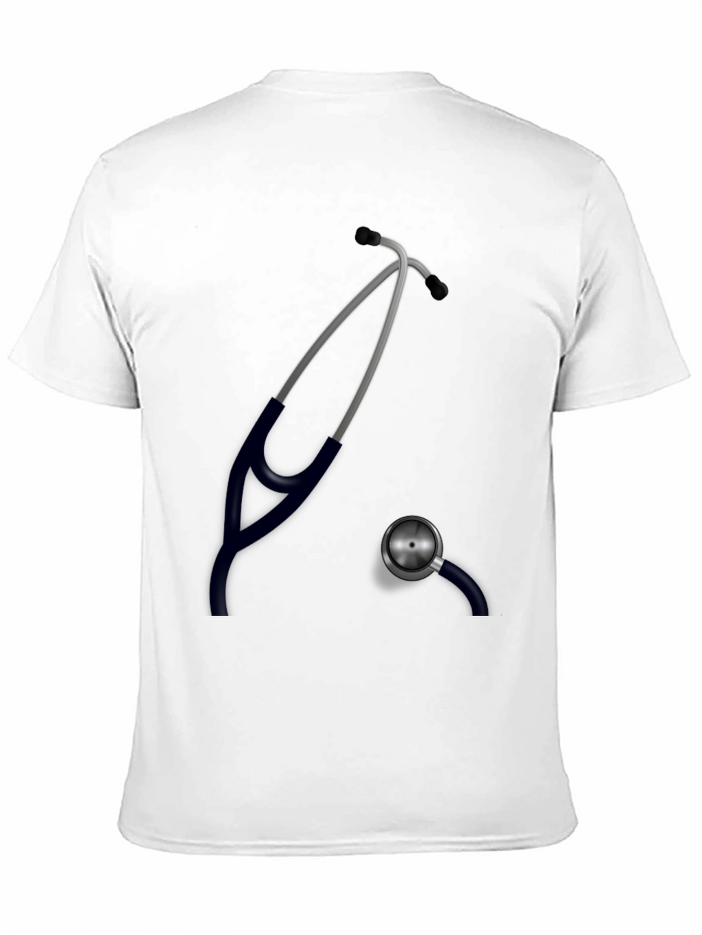 Stethoscope Graphic Black T-Shirt
