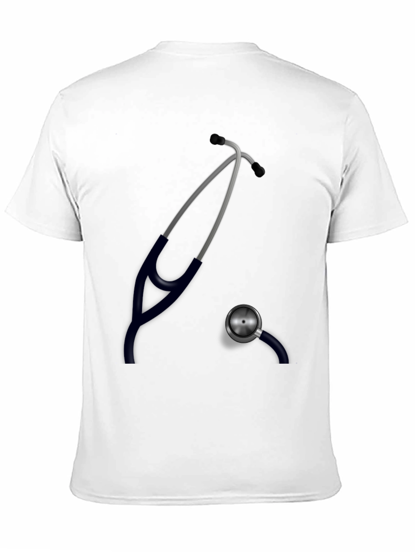 Stethoscope Graphic Black T-Shirt